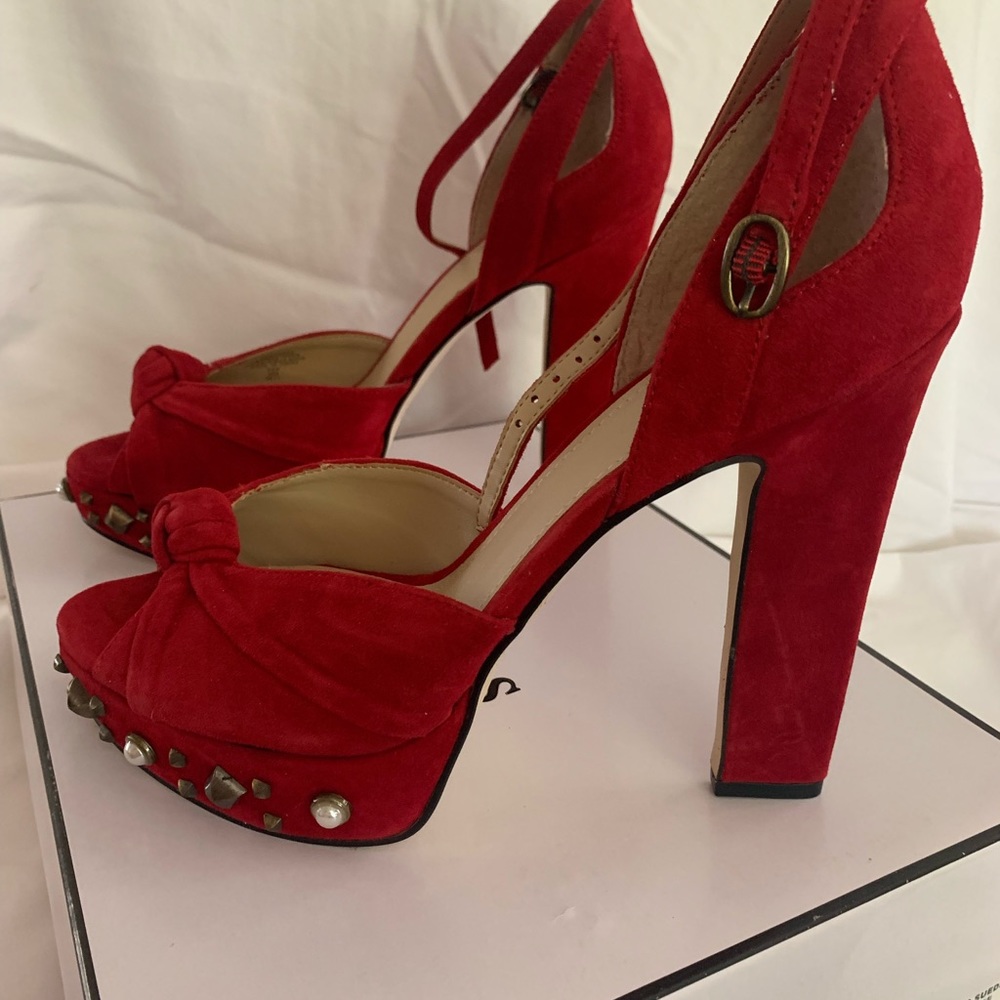 Guess Kenzie2 Dark Red Suede 9.5